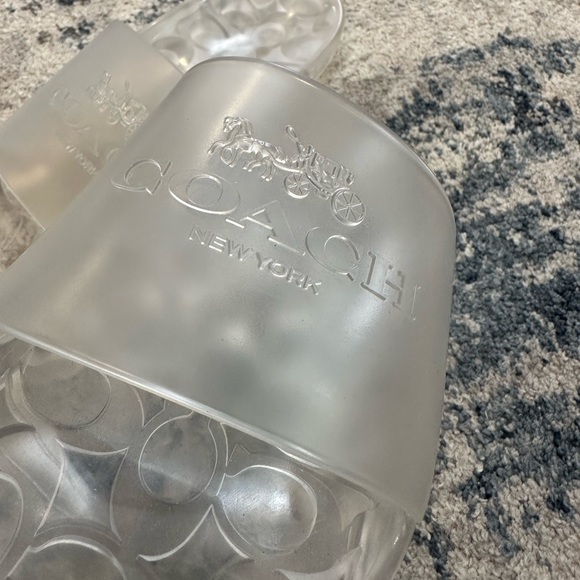 Transparent Clear Coach Slippers Women’s - Picture 3 of 4